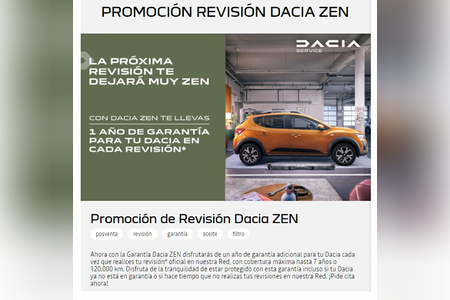 Revisión Dacia Zen